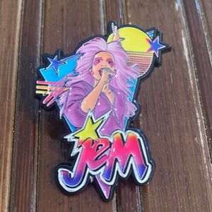 Jen And The Holograms Lapel Pin ( 286 )